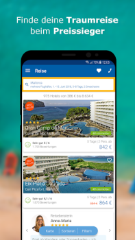 Herunterladen CHECK24 Reisen Reisen für Android Bildschirmfoto 2