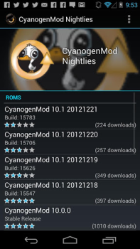 Herunterladen ROM Manager Werkzeuge für Android Bildschirmfoto 3
