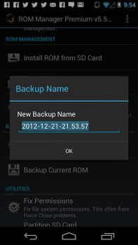 Herunterladen ROM Manager Werkzeuge für Android Bildschirmfoto 6