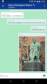 Herunterladen Bluetooth Chat Kommunikation für Android Bildschirmfoto 2