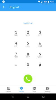 Herunterladen MaX UC Kommunikation für Android Bildschirmfoto 2