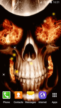 Herunterladen Fire Soul Live Wallpapers Personalisierung für Android Bildschirmfoto 2