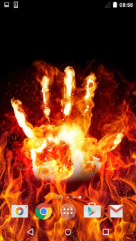 Herunterladen Feuer Live Hintergründe Personalisierung für Android Bildschirmfoto 5