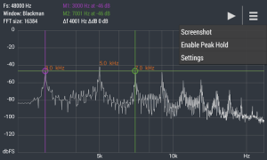 Herunterladen Advanced Spectrum Analyzer PRO Musik und Audio für Android Bildschirmfoto 2