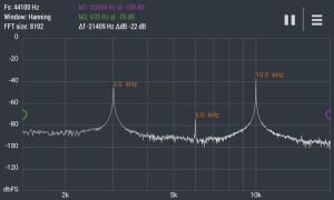 Herunterladen Advanced Spectrum Analyzer PRO Musik und Audio für Android Bildschirmfoto 4