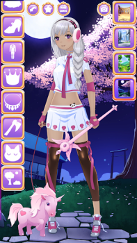 Herunterladen Fantasie: Anzieh Spiele Anime Gelegentlich für Android Bildschirmfoto 7