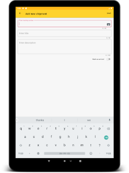 Herunterladen Shipments Tracker - Tracker for DHL Werkzeuge für Android Bildschirmfoto 5