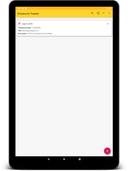 Herunterladen Shipments Tracker - Tracker for DHL Werkzeuge für Android Bildschirmfoto 6