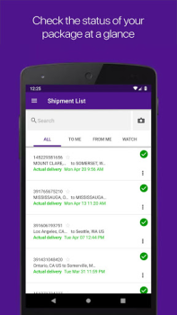 Herunterladen FedEx Mobile Wirtschaft für Android Bildschirmfoto 2