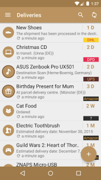 Herunterladen Lieferungen Sendungsverfolgung Arbeit für Android