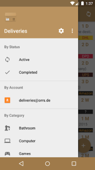 Herunterladen Lieferungen Sendungsverfolgung Arbeit für Android Bildschirmfoto 2