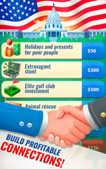 Herunterladen Trump's Empire: Idle game Simulatoren für Android Bildschirmfoto 2