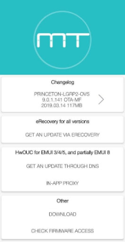 Herunterladen Firmware Finder for Huawei Werkzeuge für Android
