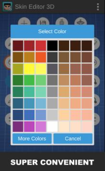 Herunterladen Skin Editor 3D for Minecraft Werkzeuge für Android Bildschirmfoto 6