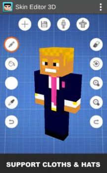 Herunterladen Skin Editor 3D for Minecraft Werkzeuge für Android Bildschirmfoto 7
