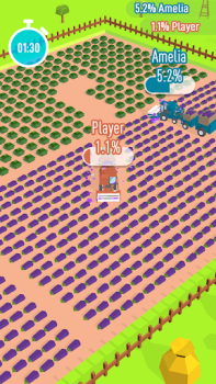Herunterladen Harvest.io – Farm-Arcade in 3D Simulatoren für Android Bildschirmfoto 3