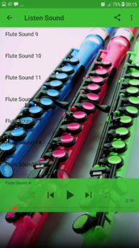 Herunterladen Flute Sound Musik und Audio für Android Bildschirmfoto 3