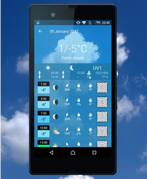 Herunterladen meteoblue Wetter & Karten Wetter für Android Bildschirmfoto 2