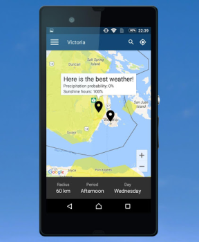 Herunterladen meteoblue Wetter & Karten Wetter für Android Bildschirmfoto 5
