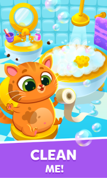 Herunterladen Bubbu – My Virtual Pet Cat Gelegentlich für Android Bildschirmfoto 2