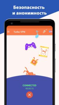 Herunterladen Turbo VPN - Secure VPN Proxy Werkzeuge für Android Bildschirmfoto 3