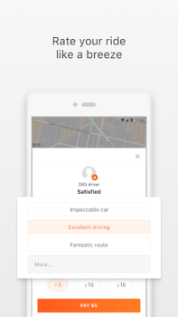 Herunterladen DiDi Rider: Affordable rides Karten & Navigation für Android Bildschirmfoto 7