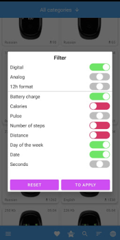 Herunterladen Mi Band 4 WatchFaces Werkzeuge für Android Bildschirmfoto 5
