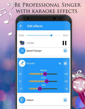 Herunterladen Voice-Changer - Audioeffekte Musik und Audio für Android Bildschirmfoto 5