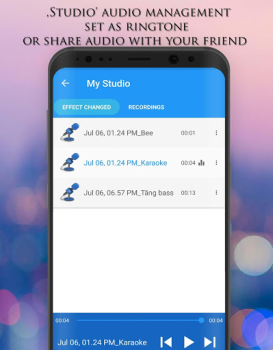 Herunterladen Voice-Changer - Audioeffekte Musik und Audio für Android Bildschirmfoto 6