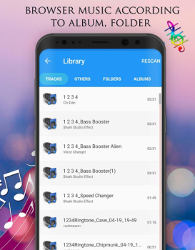 Herunterladen Voice-Changer - Audioeffekte Musik und Audio für Android Bildschirmfoto 7