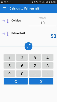 Herunterladen Celsius to Fahrenheit Convert Wetter für Android