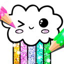 Herunterladen  Kawaii Coloring Book Glitter
