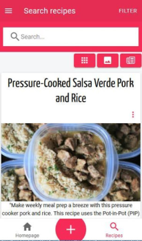 Herunterladen Kochbuch App Rezepte speichern Essen & Trinken für Android Bildschirmfoto 2
