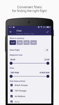Herunterladen Tickets.ru Reisen für Android Bildschirmfoto 4