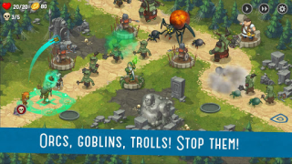 Herunterladen Orcs Warriors: Offline Tower Defense Strategien für Android Bildschirmfoto 5