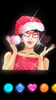 Herunterladen Diamond art: Dazzle coloring Unterhaltung für Android Bildschirmfoto 7
