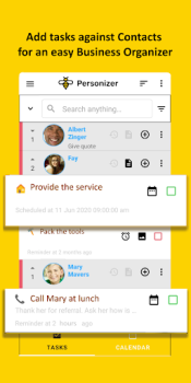 Herunterladen Personizer - get organized Arbeit für Android Bildschirmfoto 3