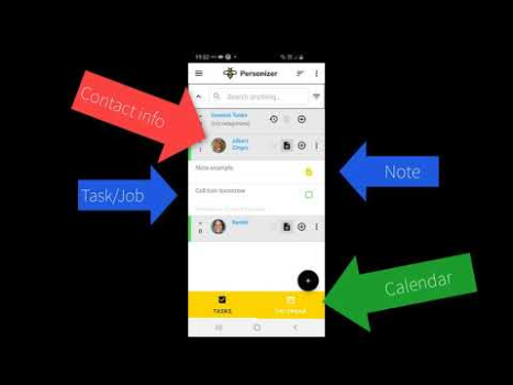 Herunterladen Personizer - get organized Arbeit für Android Bildschirmfoto 8