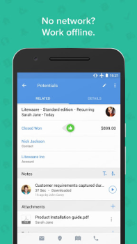 Herunterladen Zoho CRM - Sales & Marketing Wirtschaft für Android Bildschirmfoto 5