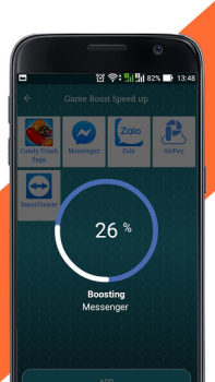 Herunterladen Game booster - Speed up phone Werkzeuge für Android Bildschirmfoto 2