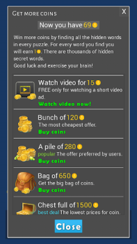 Herunterladen 1000 Words Wort-Spiele für Android Bildschirmfoto 5