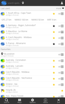 Herunterladen Windguru Lite Wetter für Android Bildschirmfoto 2