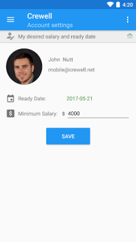 Herunterladen Crewell Arbeit für Android Bildschirmfoto 6