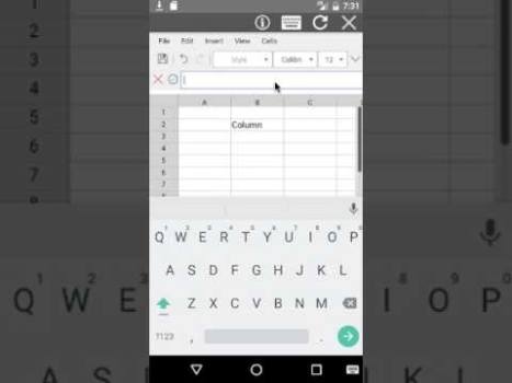 Herunterladen AndroXLS Editor für XLSBlätter Arbeit für Android