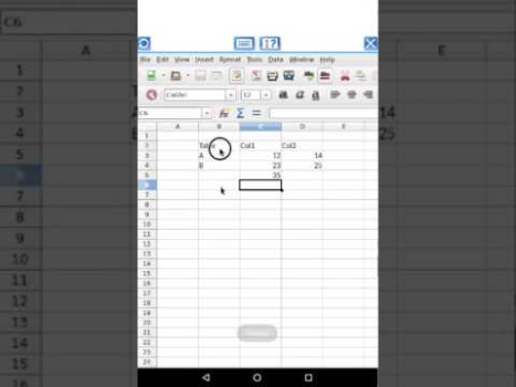 Herunterladen AndroCalc Spreadsheet-Editor f Arbeit für Android Bildschirmfoto 8