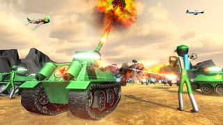 Herunterladen Stickman Krieger World War 2 B Aktion für Android Bildschirmfoto 7