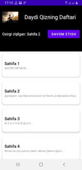 Herunterladen Daydi Qizning Daftari Bücher und Leitfäden für Android Bildschirmfoto 3
