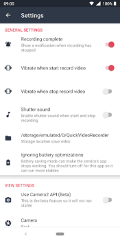 Herunterladen Quick Video Recorder Werkzeuge für Android Bildschirmfoto 6