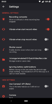 Herunterladen Quick Video Recorder Werkzeuge für Android Bildschirmfoto 7