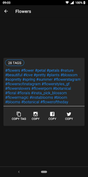 Herunterladen HashTags for Instagram Soziales für Android Bildschirmfoto 5